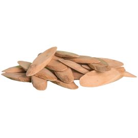 PIEZAS OVALADAS MADERA - 40 UNIDADES