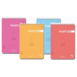 CUADERNO PLASTIPAC FOLIO ZURDOS 90 GRAMOS  4 X 4 MM 5 UNIDADES