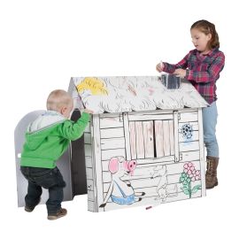 CASA CARTON PARA PINTAR