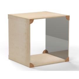 RECTANGULO CON ESPEJOS 100X87X100 CM  BLANCO-HAYA