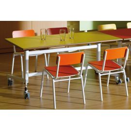 MESA RECTANGULAR ABATIBLE 120X60 CM  ALTURA 60 CM 