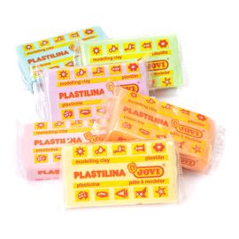 PLASTILINA PASTEL 6 PASTILLAS 50 GRS
