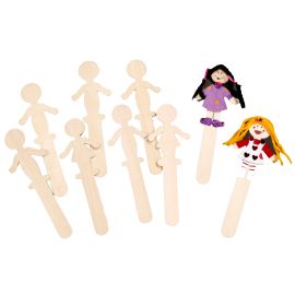 PALILLOS PERSONAS PARA DECORAR-10 UNIDADES