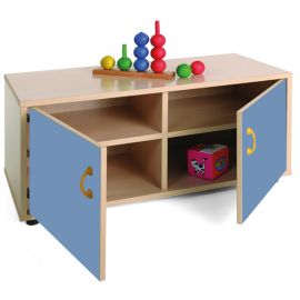 ARMARIO SUPER BAJO 2 PUERTAS +  4 HUECOS