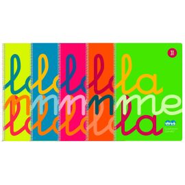 CUADERNO CUADROVIA LAMELA POLIPROPILENO FOLIO