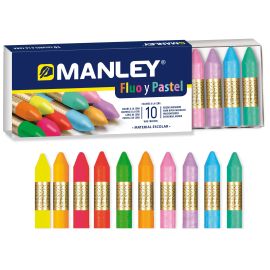 MANLEY CERAS FLUO Y PASTEL