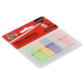 MARCADORES TRANSLÚCIDOS PASTEL CON DISPENSADOR - 3 BLISTER