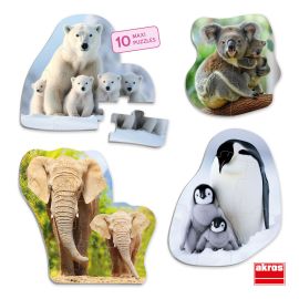 MAXI-PUZLES ANIMALES Y SUS CRIAS