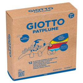 GIOTTO PATPLUME 350 GRS  12 COLORES