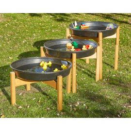 TRIO DE BANDEJAS REDONDAS