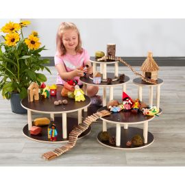 PLATAFORMAS MINIMUNDOS - 5 UNIDADES