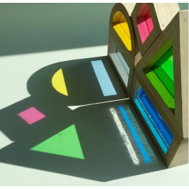 CONSTRUCCION ARCO IRIS- 24 PIEZAS