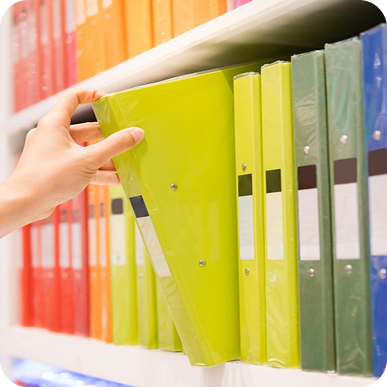 Archivadores y carpetas en Dolmen