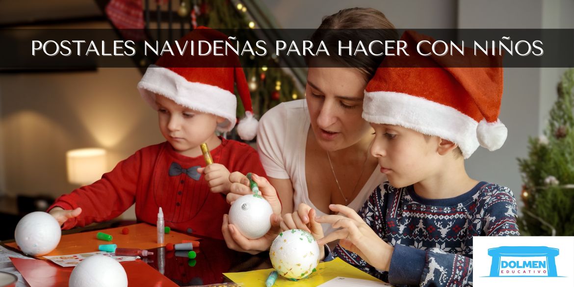 ¿Cómo hacer Postales de Navidad Originales con Niños? 
